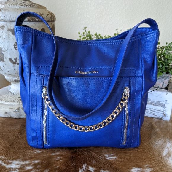 b. makowsky Handbags - B. Makowsky Leather Shoulder Bag Purse
